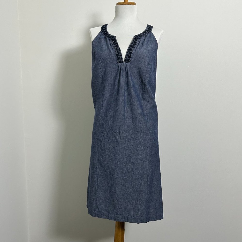 Boden Chambray Sundress Blue
